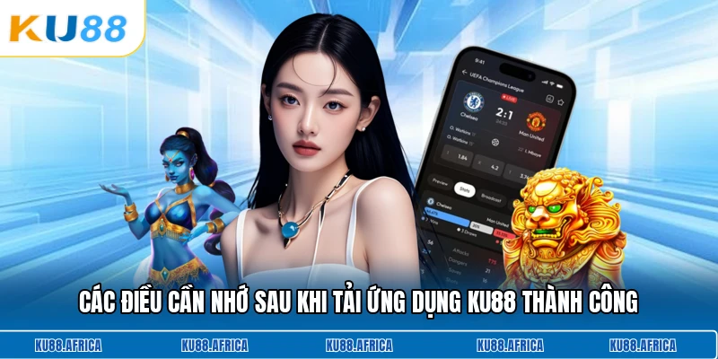 Các điều cần nhớ sau khi tải ứng dụng KU88 thành công