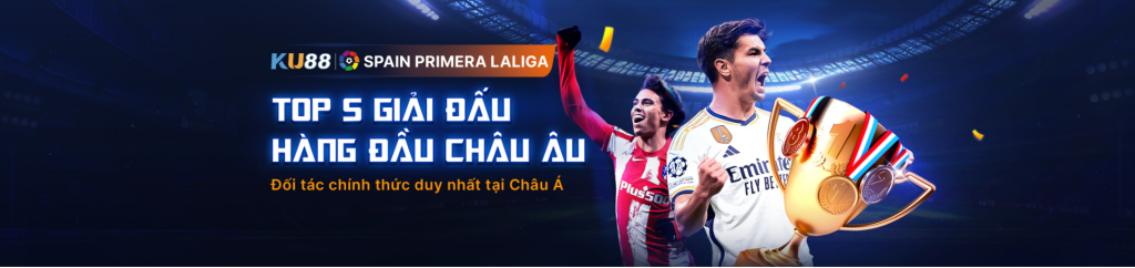 Top 5 giải đấu hàng đầu châu âu